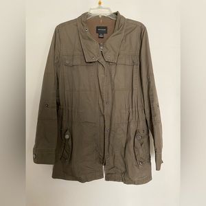 DKNY Jeans Green Utility Jacket Size M